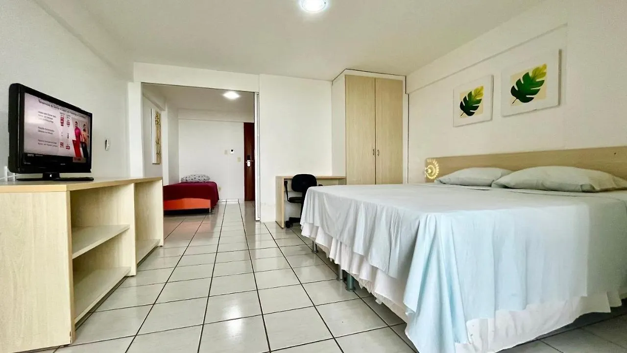 Apartamento Paradise 305 Praia Flat - Nbi - Vista X Mar Ponta Negra Natal
